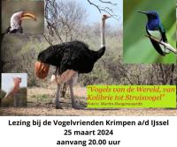 Lezing Vogels van de wereld Lezing Vogels van de wereld